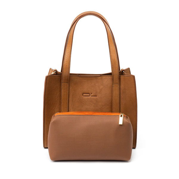 Small Tote Bag Brown